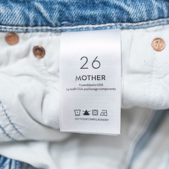 Mother Superior Denim Straight Leg Slay It With Flowers Hiker Hover Size 26 - Picture 7 of 10